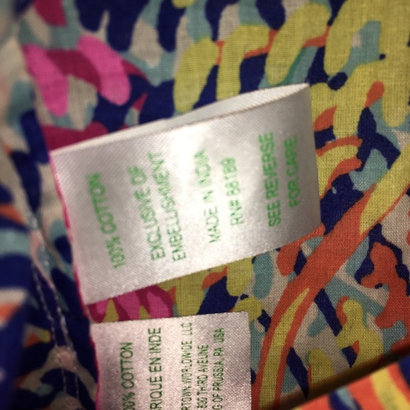 Lilly Pulitzer Sarasota Tunic Blouse - Small C - Picture 7 of 7